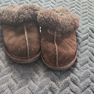 BearPaw Brown Kids' Slippers